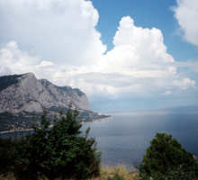Crimea coast line